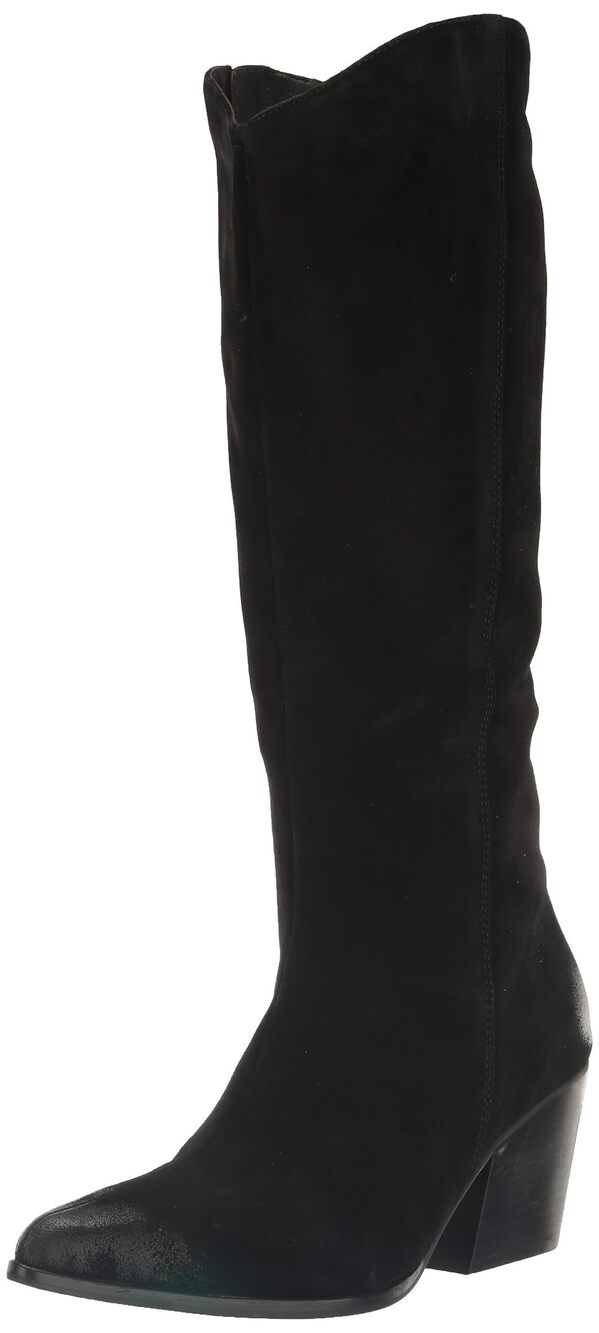 SEYCHELLES WOMEN'S BEGGING YOU SUEDE KNEE HIGH BOOT, BLACK, 9.5